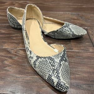 Women’s flat snake, print shoe